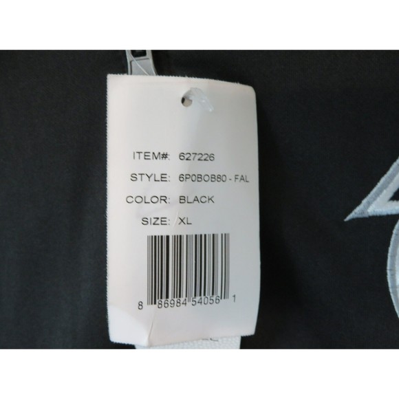 Atlanta Falcons 1/4 Zip Fleece Long Sleeve Pull Over Sz XL Black NFL Brand  NWT - Picture 5 of 11